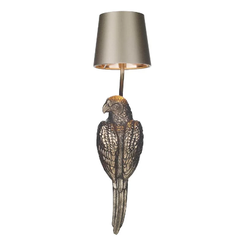 Adjustable track lighting for living roomsvictorian style wall lamps with intricate metalwork for traditional entrywaysDavid Hunt Parrot Single Wall Light in Bronze comes with bespoke shade, Left facing Adjustable track lighting for living roomsvictorian style wall lamps with intricate metalwork for traditional entrywaysDavid Hunt Parrot Single Wall Light in Bronze comes with bespoke shade, Left facing