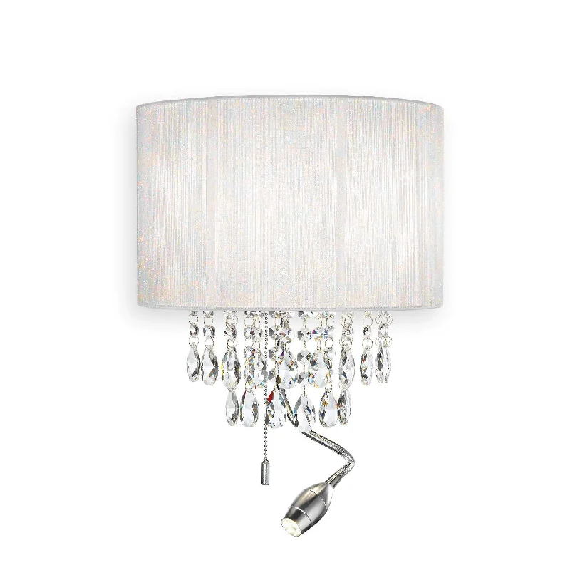 Track lighting for accentuating artworksOpera 2Lt Reading Light - Crystal & Chrome Track lighting for accentuating artworksOpera 2Lt Reading Light - Crystal & Chrome
