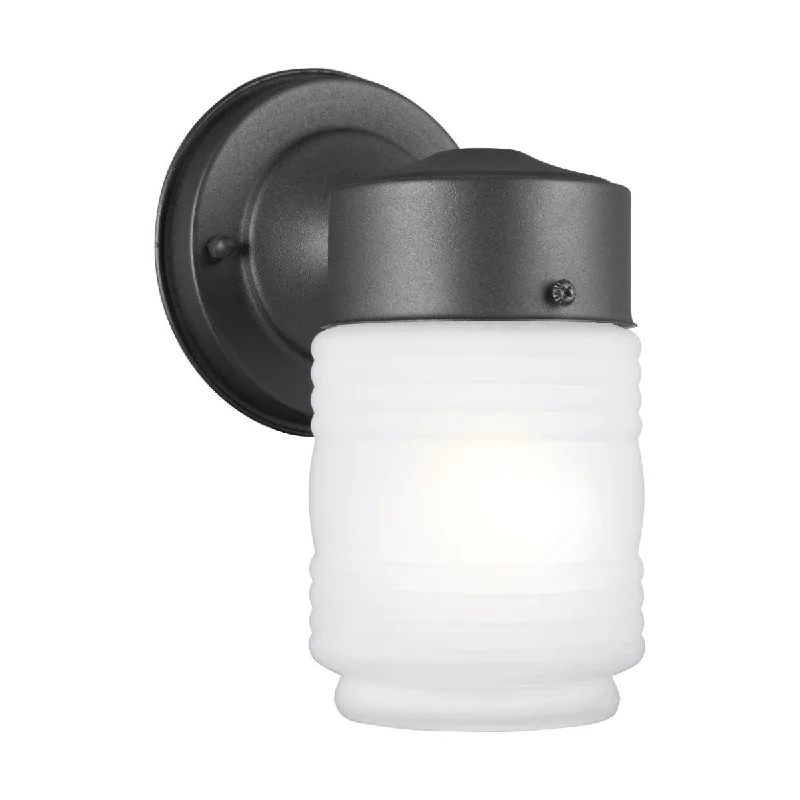 Shock - Resistant Industrial Lighting for Vibrating Machinery AreasOutdoor Wall 8 In. Outdoor Wall Sconce Black Finish Shock - Resistant Industrial Lighting for Vibrating Machinery AreasOutdoor Wall 8 In. Outdoor Wall Sconce Black Finish
