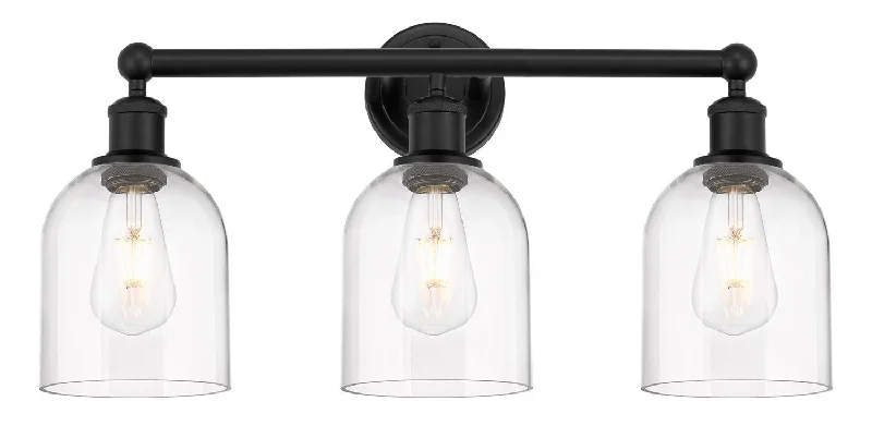 Industrial Lighting for Printing Press FacilitiesEdison Three Light Bath Vanity