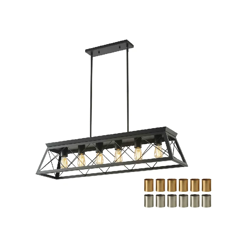 Low - voltage track lighting for safetyDawson 6-Light Linear Pendant