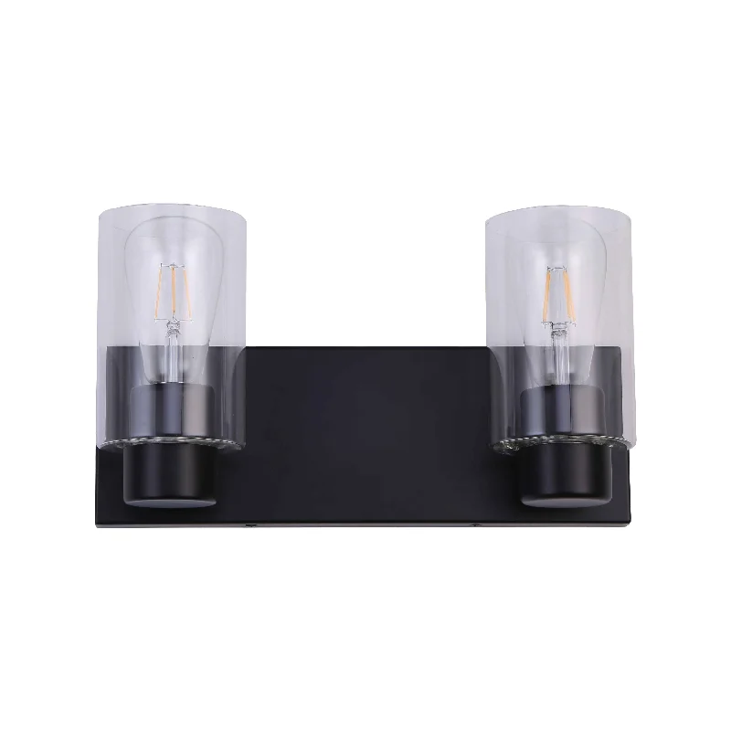 Track lighting with integrated LED driversLouise 2-Light Vanity
