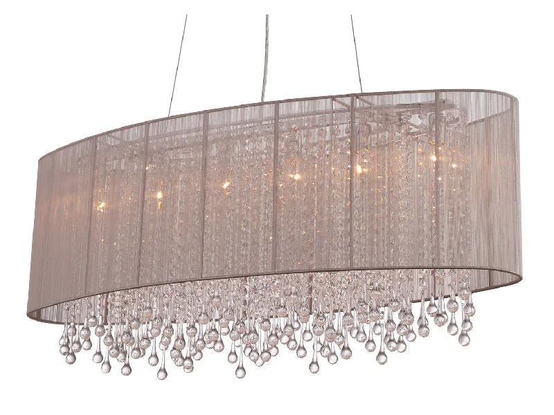 Track lighting with a minimalist track designBeverly Drive Oval Pendant