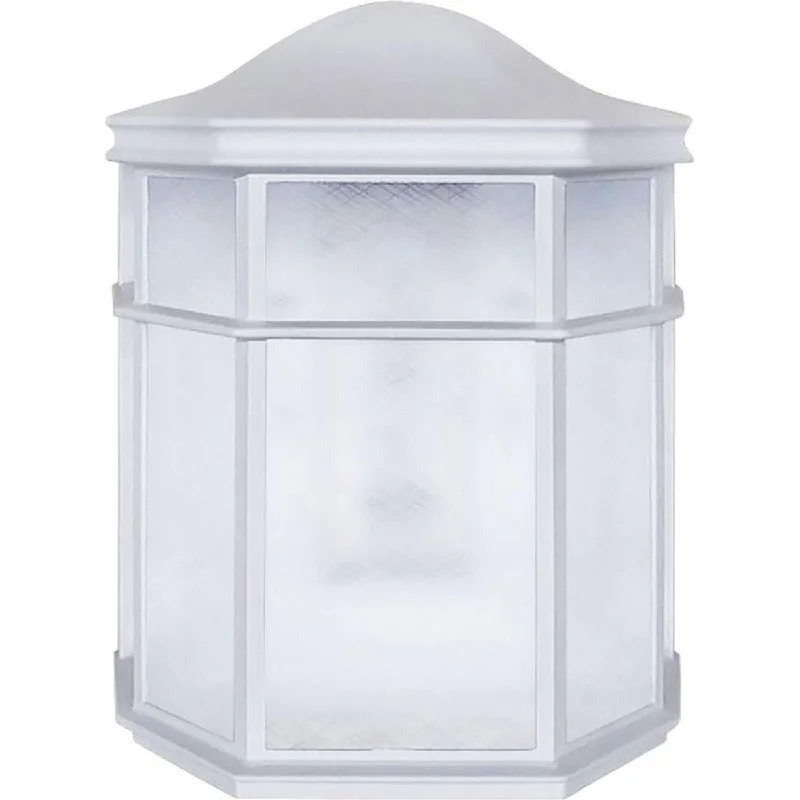 Industrial Emergency Lighting for Safety in FactoriesBristol 10 in. LED Outdoor Wall Light 3000K White Finish Industrial Emergency Lighting for Safety in FactoriesBristol 10 in. LED Outdoor Wall Light 3000K White Finish