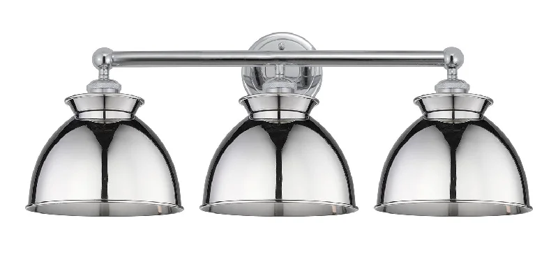 Dimmable Industrial Lighting for Ambiance ControlEdison Three Light Bath Vanity