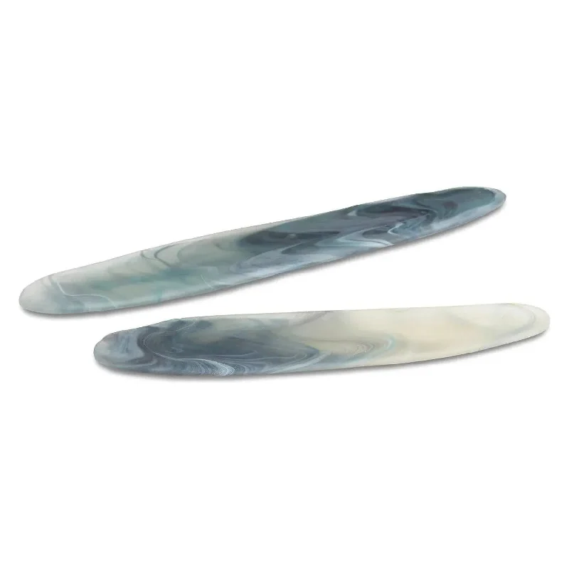 Track lighting with a decorative track designMidnight Tray Set of 2