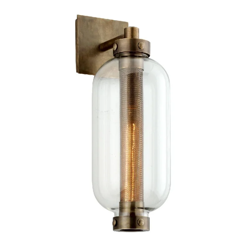 Industrial Lighting with High CRI (Color Rendering Index) for True Color PerceptionAtwater 18 in. Outdoor Wall Sconce Brass Finish Industrial Lighting with High CRI (Color Rendering Index) for True Color PerceptionAtwater 18 in. Outdoor Wall Sconce Brass Finish