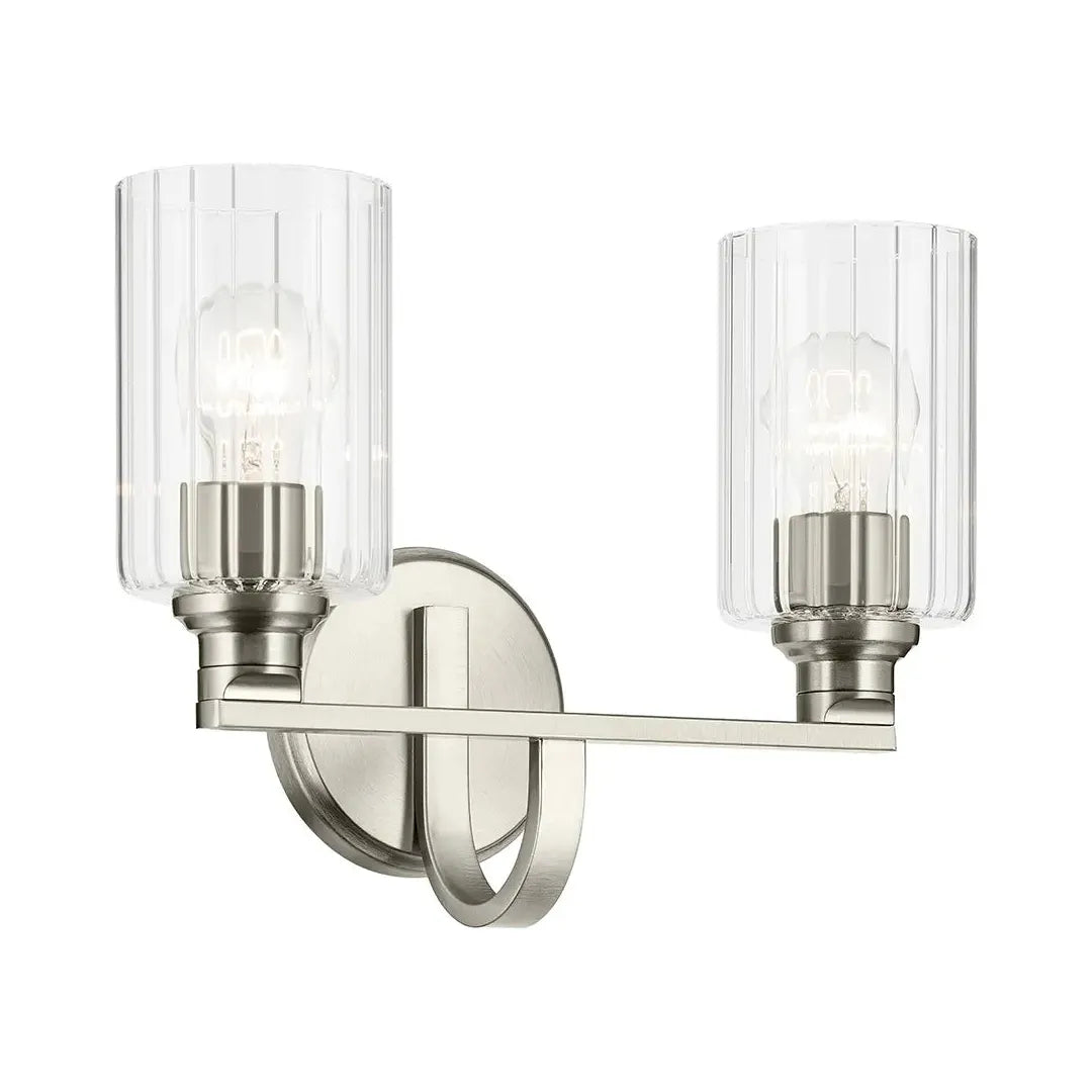 Track lighting with a decorative track designGioe 14.25" 2-Light Vanity Light