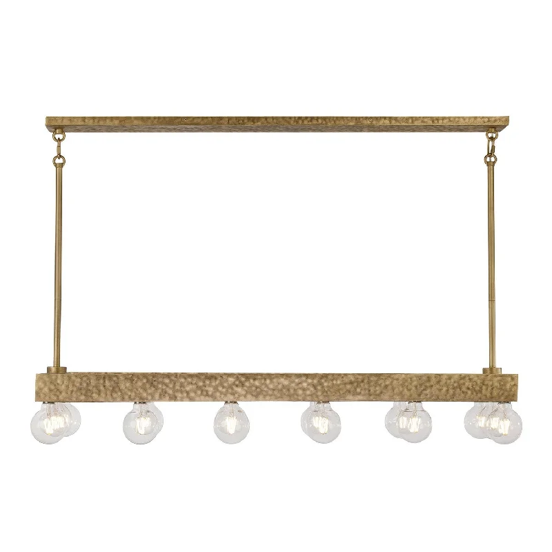 Track lighting with colored glass accentsEtereo Linear Chandelier