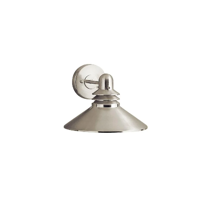 Corrosion - Resistant Industrial Lighting for Coastal FactoriesGrenoble 11 in. Outdoor Barn Lights Brushed Nickel Finish Corrosion - Resistant Industrial Lighting for Coastal FactoriesGrenoble 11 in. Outdoor Barn Lights Brushed Nickel Finish