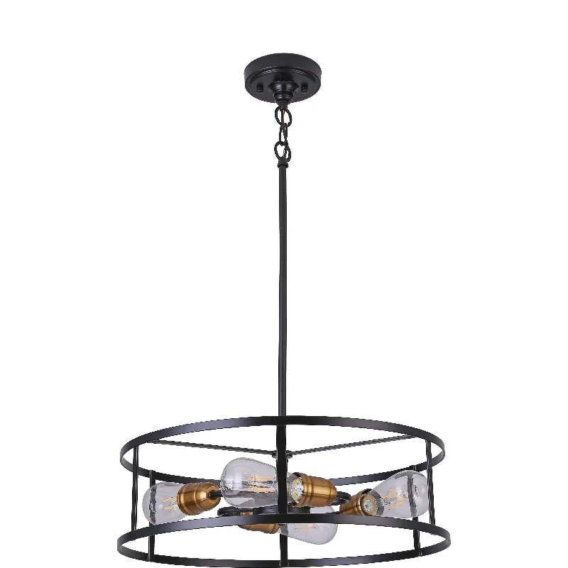 Track lighting for creating a moody atmosphereAlcona 4-Light Pendant