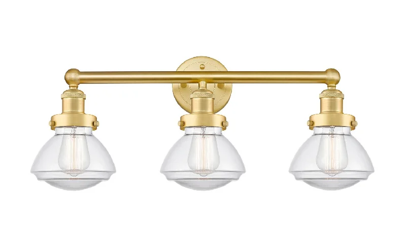 Industrial Task Lighting for Precision WorkstationsEdison Three Light Bath Vanity