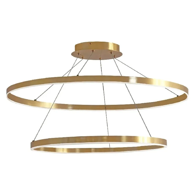 Waterproof track lighting for bathroomsCirculo LED 2 Tier Chandelier