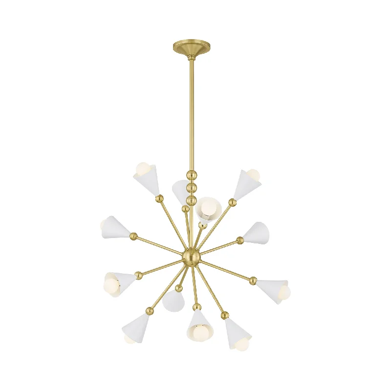 Track lighting for high - ceiling spacesHikari Sputnik Chandelier