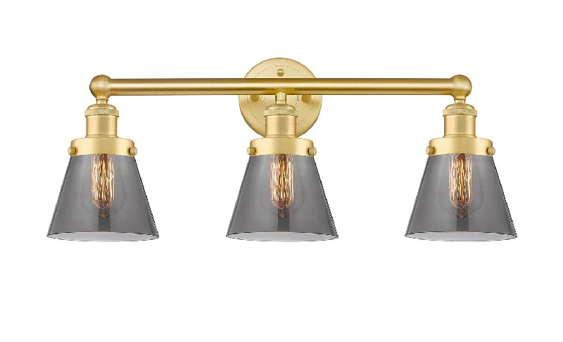Industrial Area Lighting for Large Open SpacesEdison Three Light Bath Vanity