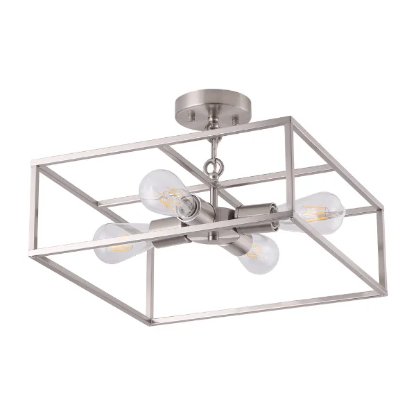Track lighting for museums and galleriesKaslo 4-Light Semi-Flush Mount