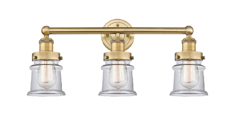 Industrial Lighting for Pharmaceutical ManufacturingEdison Three Light Bath Vanity
