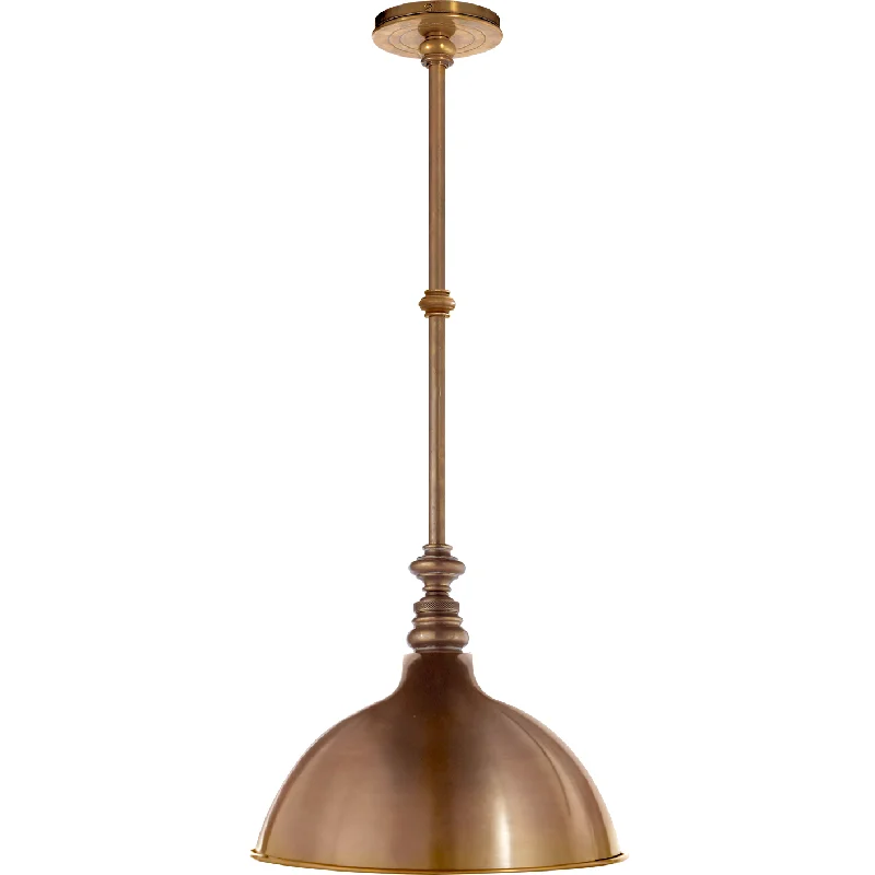 Track lighting with adjustable armsBoston Pendant with Factory Shade