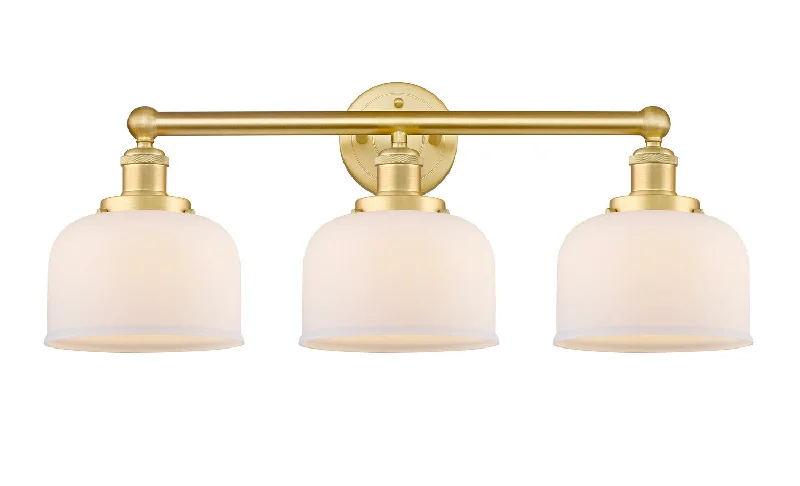 Industrial Lighting with High CRI (Color Rendering Index) for True Color PerceptionEdison Three Light Bath Vanity