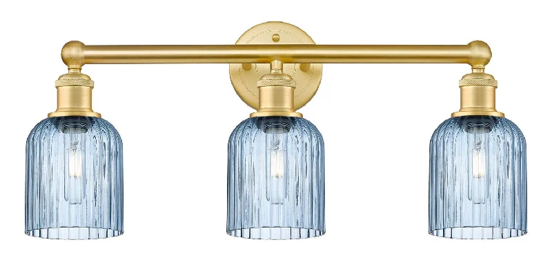 Waterproof Industrial Lighting for Wet AreasEdison Three Light Bath Vanity