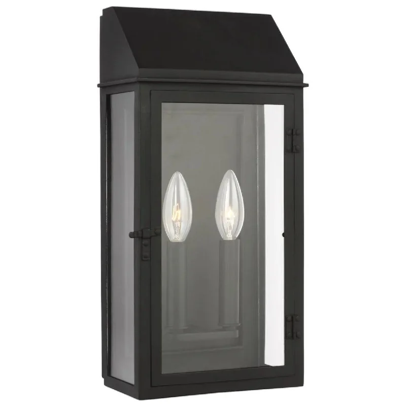 Industrial Lighting for Food Processing FactoriesHingham 16 In. 2 lights Outdoor Wall Light Black Finish Industrial Lighting for Food Processing FactoriesHingham 16 In. 2 lights Outdoor Wall Light Black Finish
