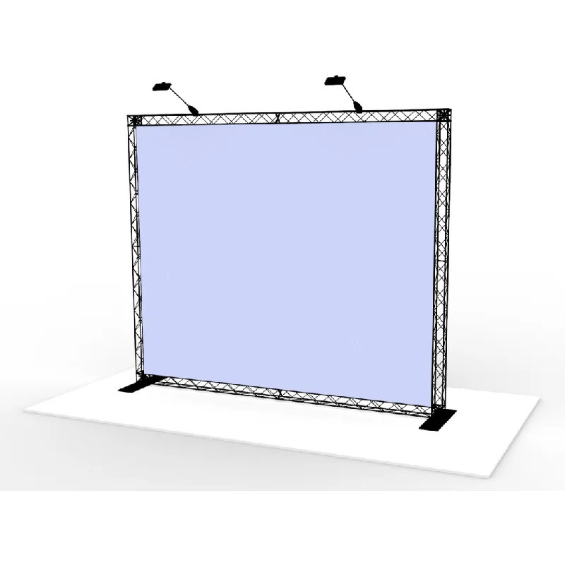 Smart track lighting with voice controlX-10 CROSSWire Modular Truss Backwall
