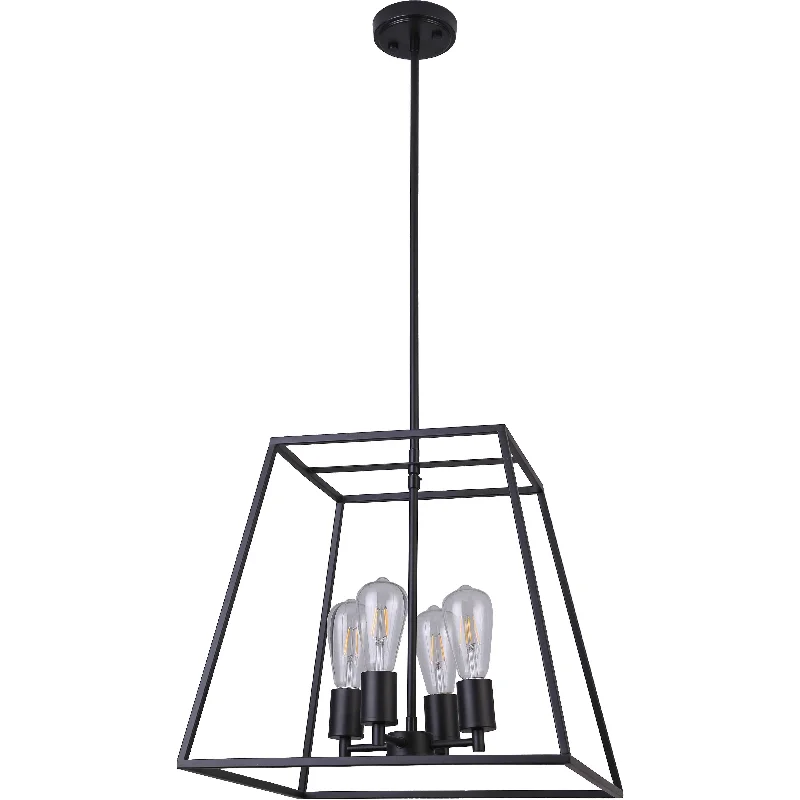 Track lighting with colored glass accentsElora 4-Light Pendant