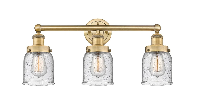 Industrial Lighting for Furniture FactoriesEdison Three Light Bath Vanity