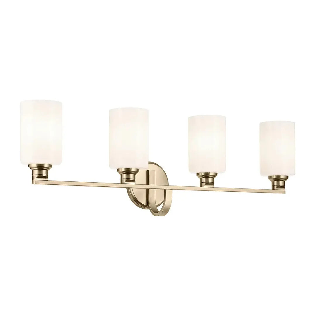 Wireless track lighting for easy installationGioe 32.25" 4-Light Vanity Light