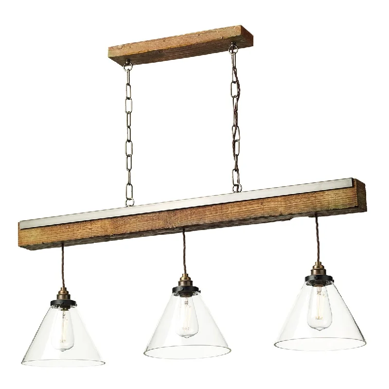 Track lighting for enhancing the architectureAspen 3/5 Light Pendant Natural Wood effect Track lighting for enhancing the architectureAspen 3/5 Light Pendant Natural Wood effect