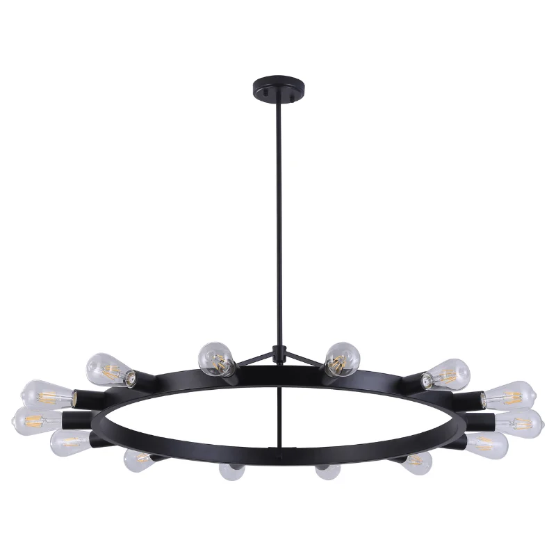 Track lighting with frosted glass shadesAtomium 14-Light Pendant