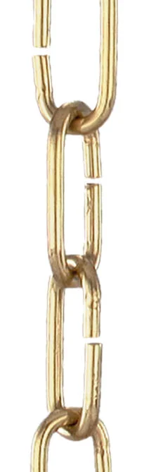 Chandeliers with Frosted Glass for a Softer Light DiffusionChandeliers with Frosted Glass for a Softer Light Diffusion10 Gauge Brass Plated Straight-Sided Chain