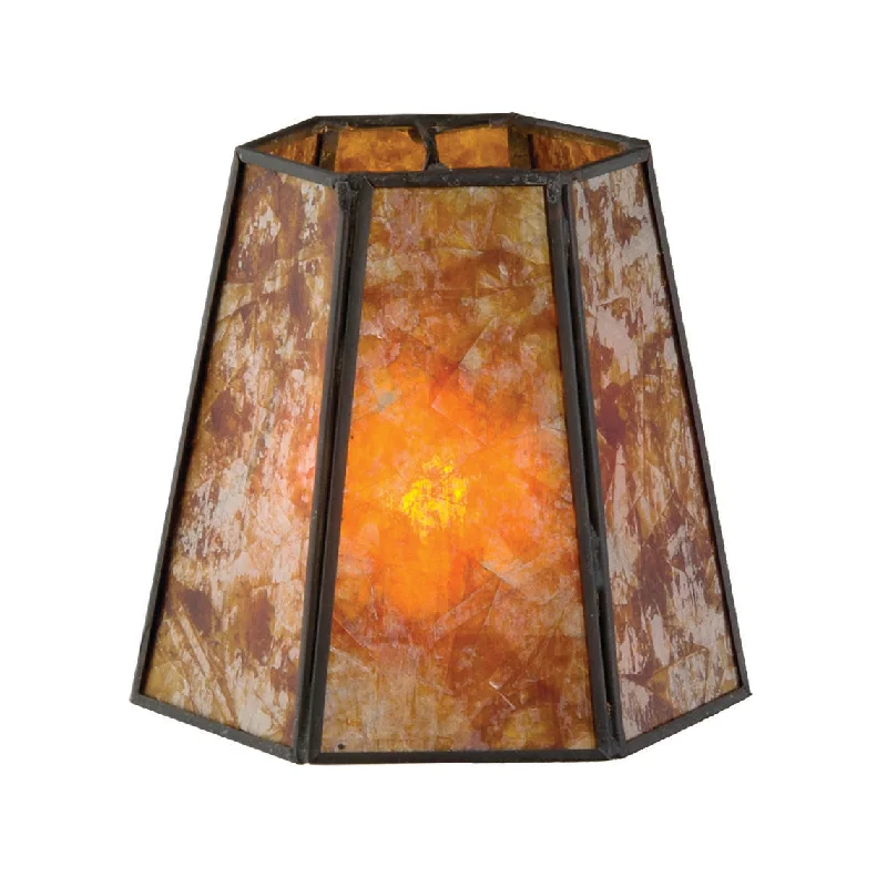 Victorian - Inspired Chandeliers with Ornate DetailsVictorian - Inspired Chandeliers with Ornate DetailsAmber Mica Panel Mini Hexagon Shade Victorian - Inspired Chandeliers with Ornate DetailsVictorian - Inspired Chandeliers with Ornate DetailsAmber Mica Panel Mini Hexagon Shade