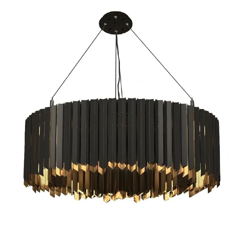 Art Deco Chandeliers for a Retro - Glam LookArt Deco Chandeliers for a Retro - Glam LookBlack, Gold or Silver Round Stainless Steel Modern Chandelier For Dining Room Living Room Art Deco Chandeliers for a Retro - Glam LookArt Deco Chandeliers for a Retro - Glam LookBlack, Gold or Silver Round Stainless Steel Modern Chandelier For Dining Room Living Room