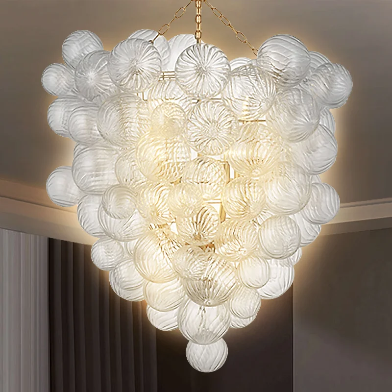 Oversized Chandeliers as a Statement Piece in Living RoomsOversized Chandeliers as a Statement Piece in Living RoomsTalia Style Bubbles Chandelier Clear Ball Ribbed Texture D36" X H44" Oversized Chandeliers as a Statement Piece in Living RoomsOversized Chandeliers as a Statement Piece in Living RoomsTalia Style Bubbles Chandelier Clear Ball Ribbed Texture D36" X H44"