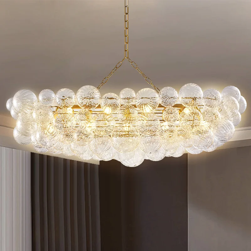 Modern Crystal Chandeliers for Contemporary HomesModern Crystal Chandeliers for Contemporary HomesBubbles Chandelier Talia Style Ribbed Clear Globes Rectangular Shape Modern Crystal Chandeliers for Contemporary HomesModern Crystal Chandeliers for Contemporary HomesBubbles Chandelier Talia Style Ribbed Clear Globes Rectangular Shape