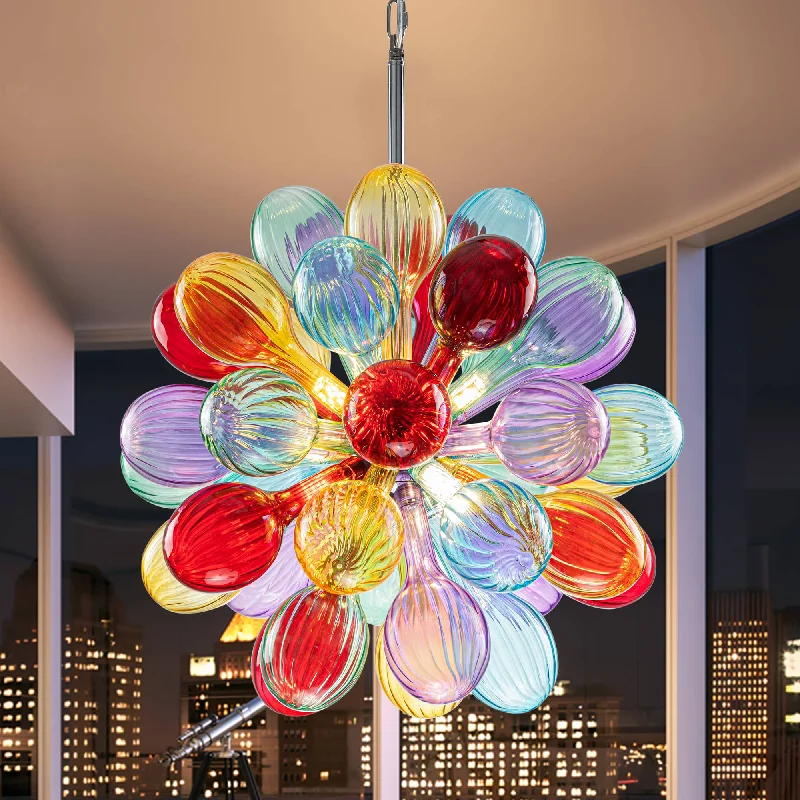 Ceiling - Mounted Chandeliers for Standard CeilingsCeiling - Mounted Chandeliers for Standard CeilingsBlown Glass Bubbles Chandelier Sputnik Multi Colors Stripped Glass Ceiling - Mounted Chandeliers for Standard CeilingsCeiling - Mounted Chandeliers for Standard CeilingsBlown Glass Bubbles Chandelier Sputnik Multi Colors Stripped Glass