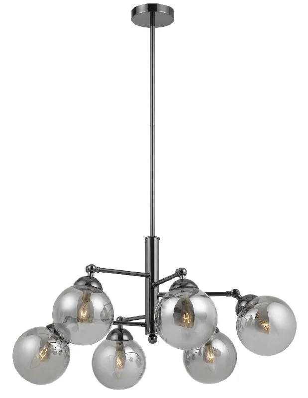Chandeliers with Adjustable Height for Custom InstallationChandeliers with Adjustable Height for Custom InstallationCal Prato FX-2577-6 Chandelier Light - Gun Metal Chandeliers with Adjustable Height for Custom InstallationChandeliers with Adjustable Height for Custom InstallationCal Prato FX-2577-6 Chandelier Light - Gun Metal