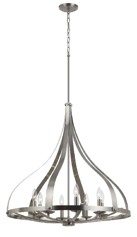 Chandeliers with Pendant Lights for a Stylish LookChandeliers with Pendant Lights for a Stylish LookCal Meridian FX-3589-8 Chandelier Light - Brushed Steel Chandeliers with Pendant Lights for a Stylish LookChandeliers with Pendant Lights for a Stylish LookCal Meridian FX-3589-8 Chandelier Light - Brushed Steel