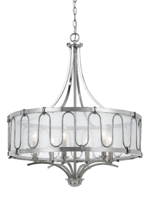 Ceiling - Mounted Chandeliers for Standard CeilingsCeiling - Mounted Chandeliers for Standard CeilingsCal FX-3646-6 Chandelier Light - Brushed Steel Ceiling - Mounted Chandeliers for Standard CeilingsCeiling - Mounted Chandeliers for Standard CeilingsCal FX-3646-6 Chandelier Light - Brushed Steel