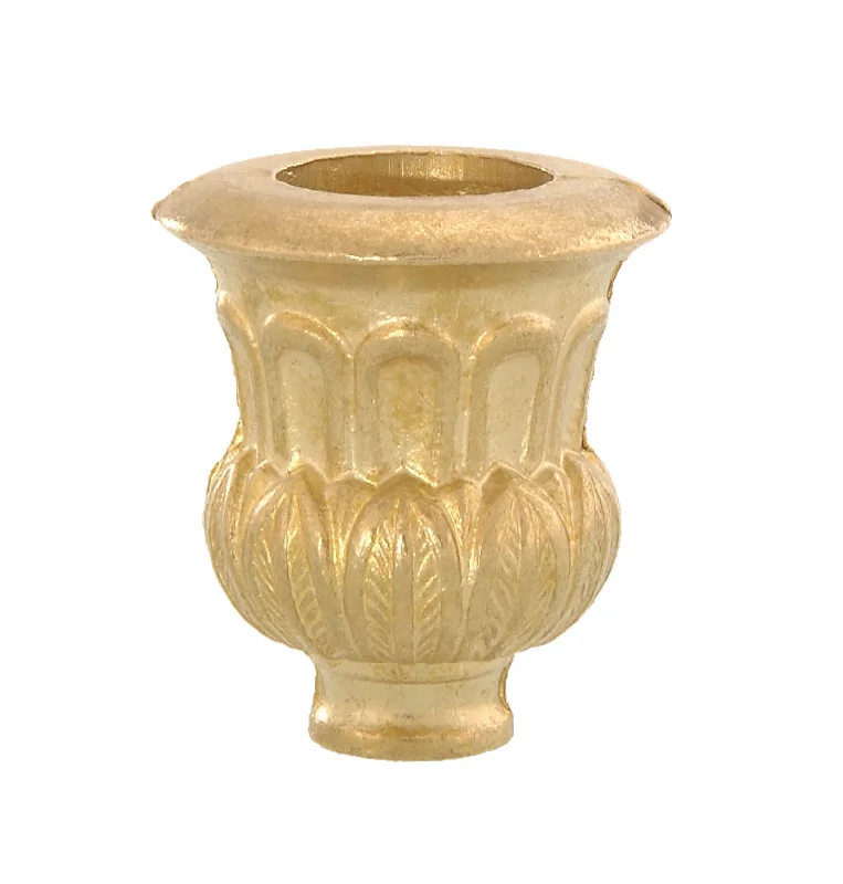 Chandeliers with Frosted Glass for a Softer Light DiffusionChandeliers with Frosted Glass for a Softer Light DiffusionCast Brass Candle Cup 1 3/4 Inch ht Chandeliers with Frosted Glass for a Softer Light DiffusionChandeliers with Frosted Glass for a Softer Light DiffusionCast Brass Candle Cup 1 3/4 Inch ht