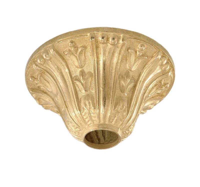 Large Chandeliers for Grand Halls and FoyersLarge Chandeliers for Grand Halls and FoyersCast Brass Canopy w Floral Motif 4 3/4 Inch dia Large Chandeliers for Grand Halls and FoyersLarge Chandeliers for Grand Halls and FoyersCast Brass Canopy w Floral Motif 4 3/4 Inch dia