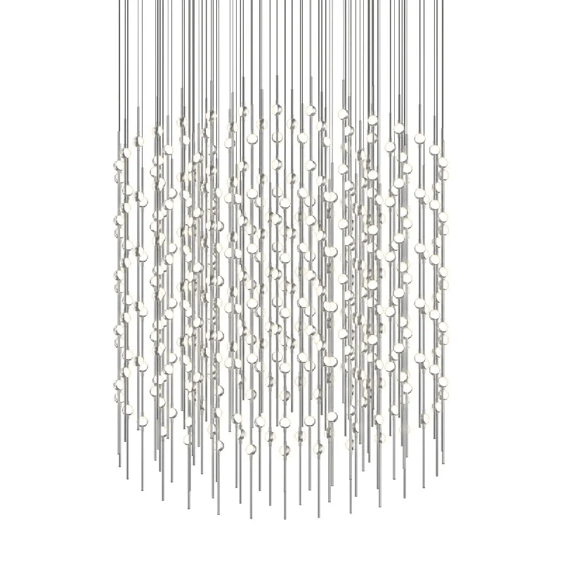Industrial Iron Chandeliers for Loft - Inspired SpacesIndustrial Iron Chandeliers for Loft - Inspired SpacesConstellation® 48" Centaurus Cylinder LED Pendant - Satin Nickel - 2700K Industrial Iron Chandeliers for Loft - Inspired SpacesIndustrial Iron Chandeliers for Loft - Inspired SpacesConstellation® 48" Centaurus Cylinder LED Pendant - Satin Nickel - 2700K