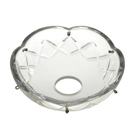 Chandeliers with Metal Frames in Silver FinishChandeliers with Metal Frames in Silver FinishCrystal Bobesche with Crisscross Design Chandeliers with Metal Frames in Silver FinishChandeliers with Metal Frames in Silver FinishCrystal Bobesche with Crisscross Design