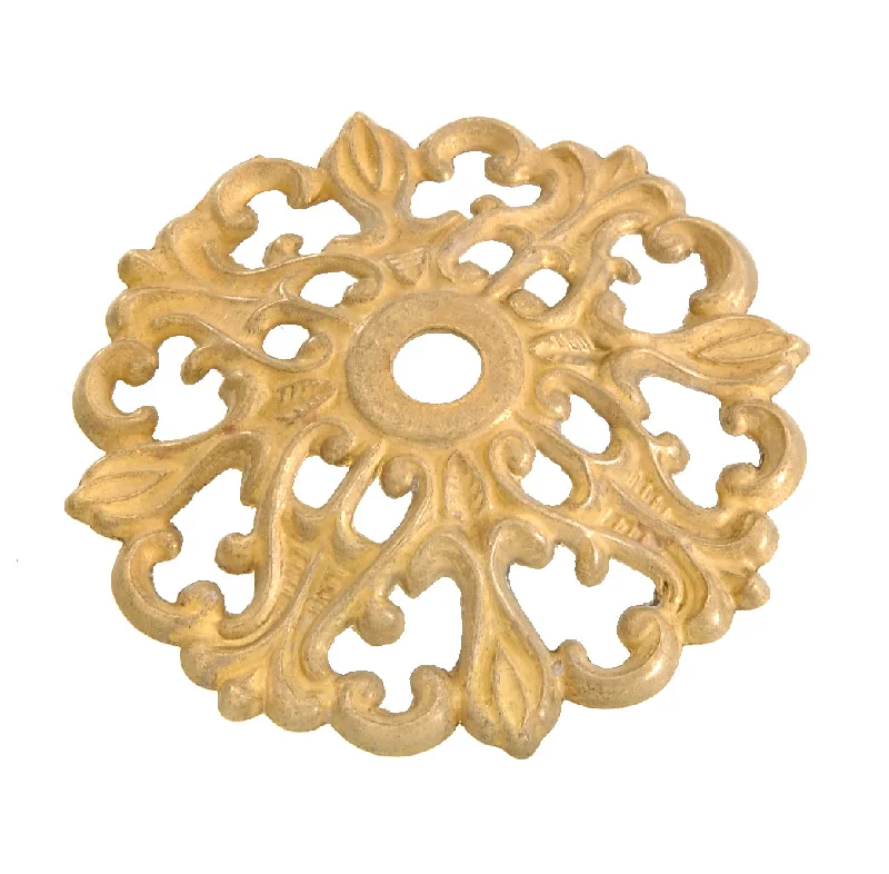 French Country Chandeliers with a Romantic AuraFrench Country Chandeliers with a Romantic AuraDie Cast Brass Bobesche 3 3/4 inch dia French Country Chandeliers with a Romantic AuraFrench Country Chandeliers with a Romantic AuraDie Cast Brass Bobesche 3 3/4 inch dia