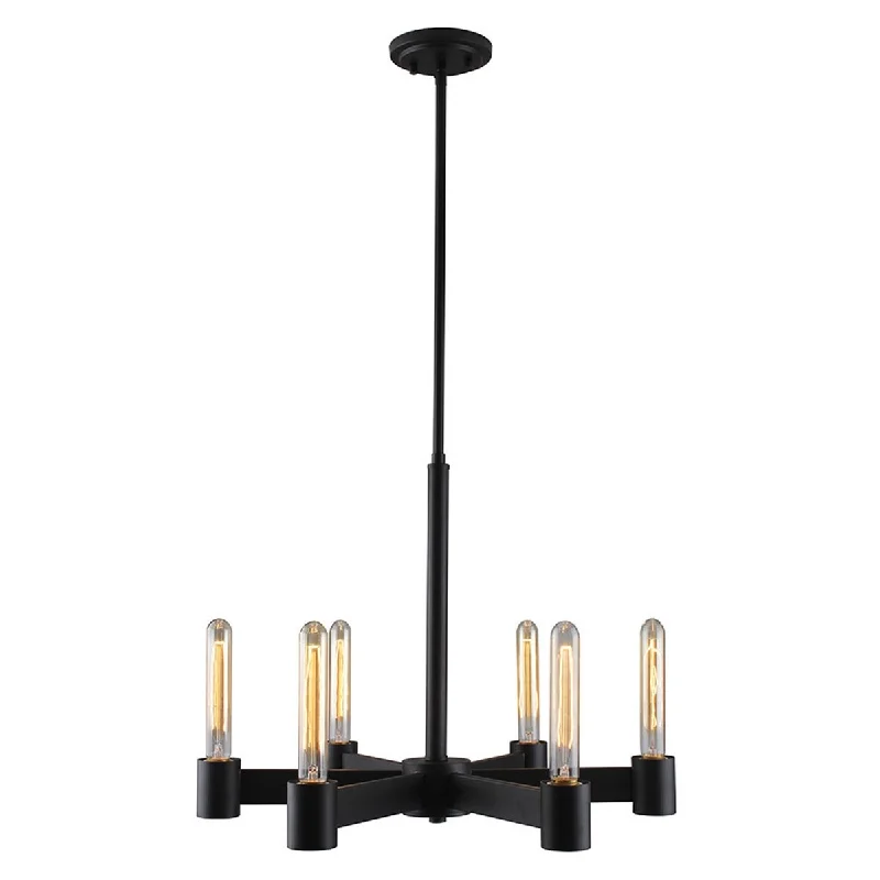 Chandeliers with Metal Frames in Black FinishChandeliers with Metal Frames in Black FinishEglo Broyles 6-light Matte Black Chandelier Chandeliers with Metal Frames in Black FinishChandeliers with Metal Frames in Black FinishEglo Broyles 6-light Matte Black Chandelier