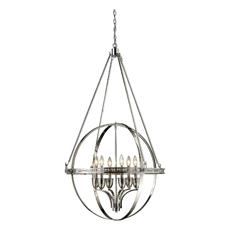 Chandeliers with Adjustable Height for Custom InstallationChandeliers with Adjustable Height for Custom InstallationHemispheres 32" Wide 6-Light Chandelier Chandeliers with Adjustable Height for Custom InstallationChandeliers with Adjustable Height for Custom InstallationHemispheres 32" Wide 6-Light Chandelier