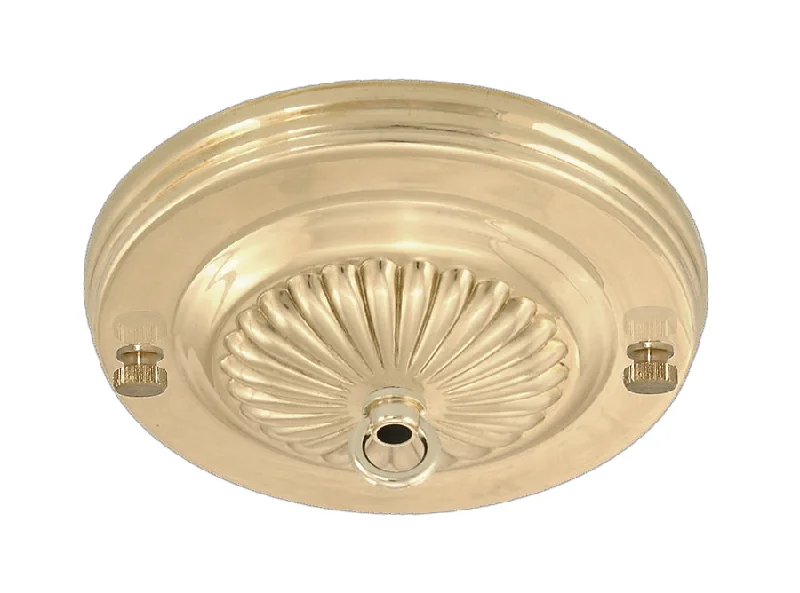 Mini Chandeliers for Adding Charm to Small SpacesMini Chandeliers for Adding Charm to Small SpacesEmbossed Solid Brass Canopy 5 1/4 inch Diameter