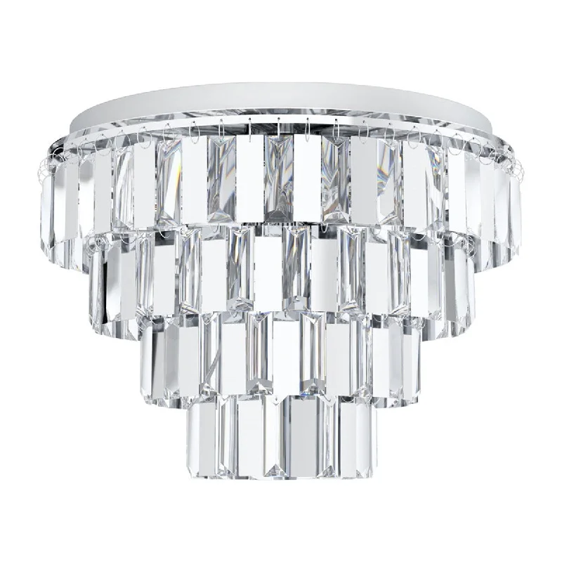 Bohemian - Style Beaded Chandeliers for Eclectic DecorBohemian - Style Beaded Chandeliers for Eclectic DecorErseka 20" 4-Tier Chandelier with Clear Crystals Bohemian - Style Beaded Chandeliers for Eclectic DecorBohemian - Style Beaded Chandeliers for Eclectic DecorErseka 20" 4-Tier Chandelier with Clear Crystals