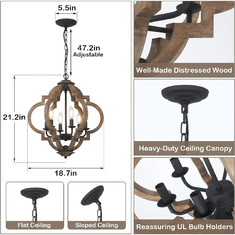 Chandeliers for High Ceilings to Fill Vertical SpaceChandeliers for High Ceilings to Fill Vertical SpaceFarmhouse Chandeliers for Dining Room, 6-Light Rustic Dining Room Light Fixture Over Table, Wood Black Hanging Pendant Lights Chandeliers for High Ceilings to Fill Vertical SpaceChandeliers for High Ceilings to Fill Vertical SpaceFarmhouse Chandeliers for Dining Room, 6-Light Rustic Dining Room Light Fixture Over Table, Wood Black Hanging Pendant Lights